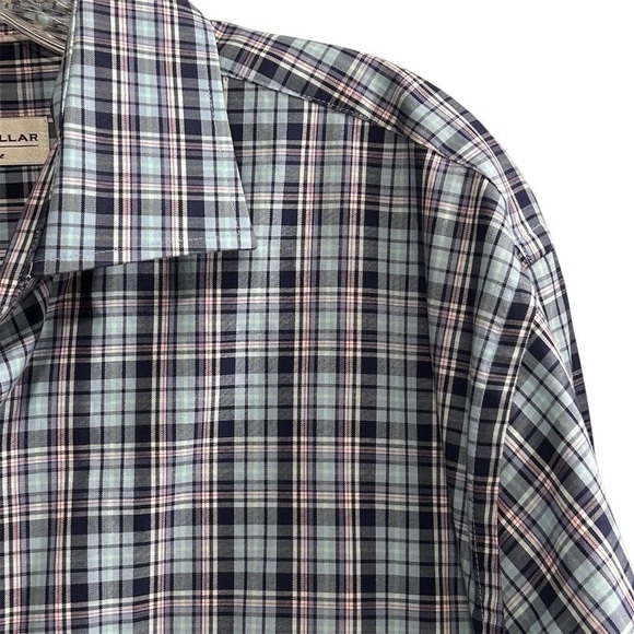Peter Millar Men's Plaid Button-Crown Ease Down Shirt Size L Long Sleeve - Picture 4 of 15
